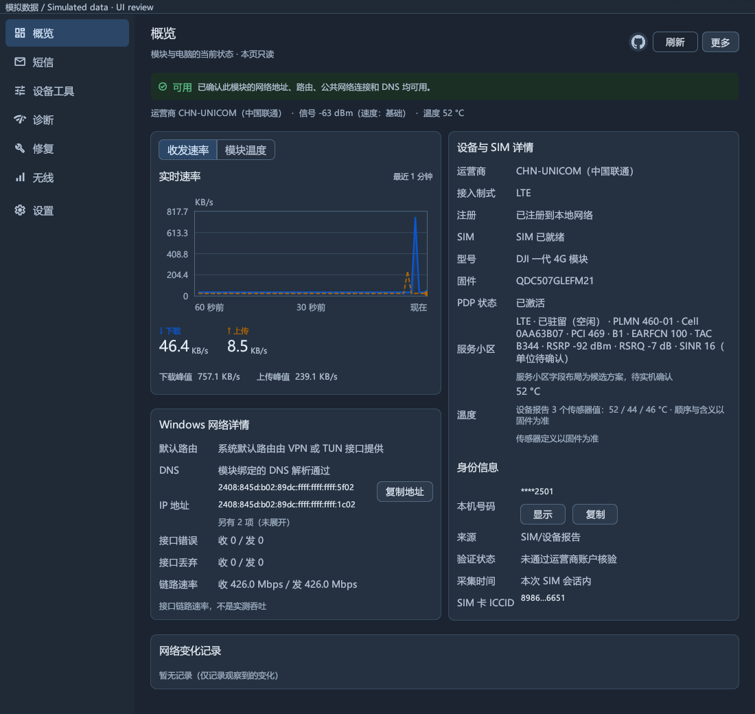 v0.1.13 深色概览(模拟数据) v0.1.13 深色概览(模拟数据)